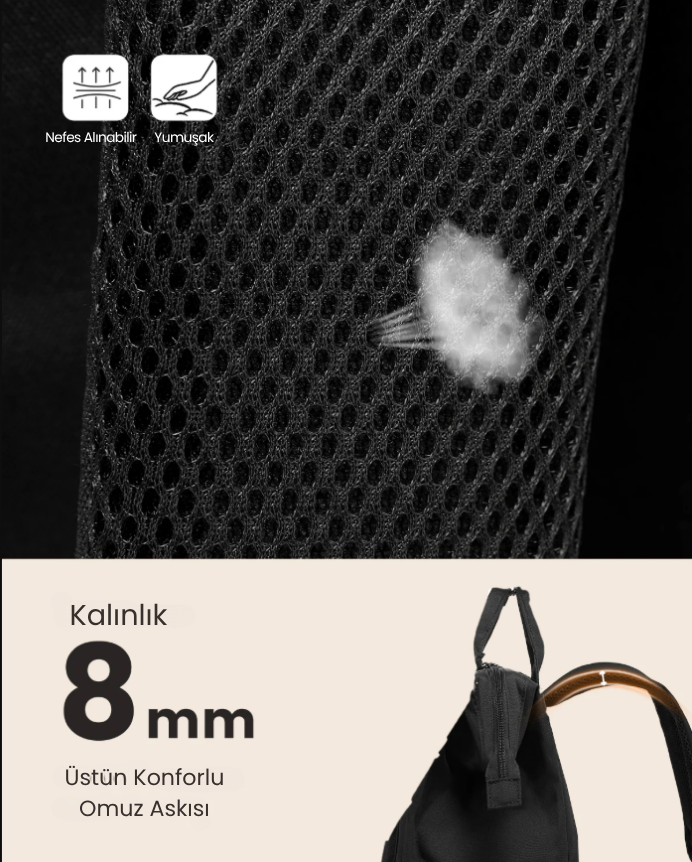 Kemerli Sırt Çantası